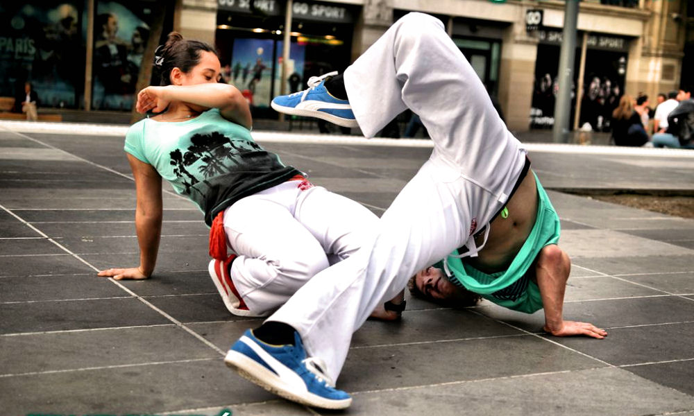 show de capoeira pour la marque de sportswear Puma